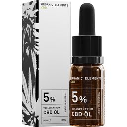 ORGANIC ELEMENTS Vollspektrum CBD Öl 5%