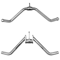Sporttrend24 Seilzug Set  Rudergriff breit + Trizeps Curl Griff