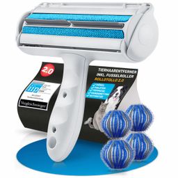 BluePet RolloTollo Tierhaarentferner inkl. 4x Wäschebälle