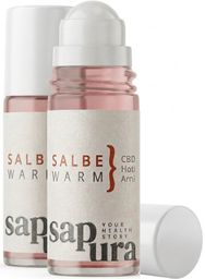 Wärmesalbe Roll-On 2er Set | Wärmebalsam Muskelverspannung Nacken Schulter | SAPURA®
