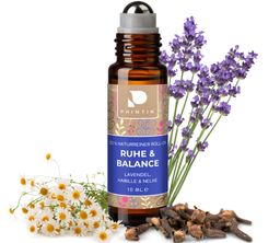PHINTIN Roll-On Ruhe & Balance naturrein –ätherische Öle Lavendel, Kamille & Nelkenöl