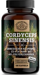 Scheunengut® Cordyceps Sinensis CS-4 Extrakt | 10:1 Raupenpilz Extrakt mit 40% Polysaccharide