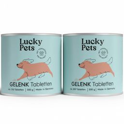 Lucky Pets Gelenktabletten für Hunde – Grünlippmuschel, Glucosamin, MSM & Teufelskralle