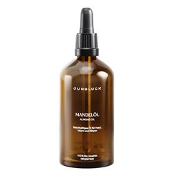 JUNGLÜCK Mandelöl - Kaltgepresst - 100% Bio, intensive Pflege für Gesicht, Haare und Körper