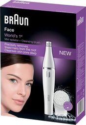 Braun FaceSpa Gesichtsepilierer Damen, Gesichtsreinigungsbürste