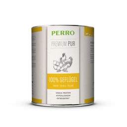 PERRO Premium Pur Geflügel - Nassfutter Hund adult