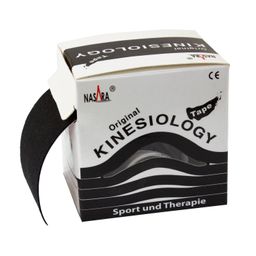 Kinesiologie Tape 5 cm x 5 m schwarz