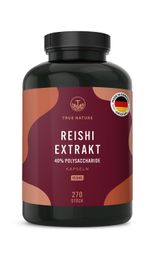 TRUE NATURE® Reishi Pilz Extrakt Kapseln - Vegan & Made in Germany