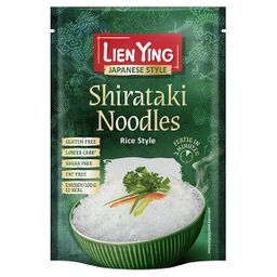 Lien Ying Shirataki Konjac Noodles, Rice-Style, lower carb