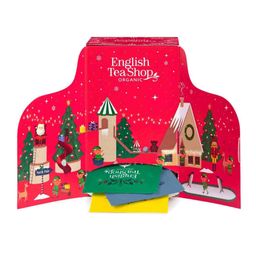 English Tea Shop Adventskalender "Elfen-Dorf" - Rot - 24 einzeln verpackte BIO-Tees