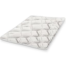 The White Stone Topper 165x195 cm Atmungsaktiv Höhe 5 cm | Ergonomischer Matratzen-Topper