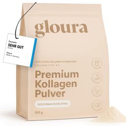 Gloura® Kollagen Pulver Hydrolysat Typ 1 & 3 - Geschmacksneutral