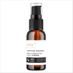 oxy8 Naturkosmetik DEEP HYDRATING NIGHT CREAM - Anti Aging Nachtcreme. Glättet Falten, nährt d. Haut