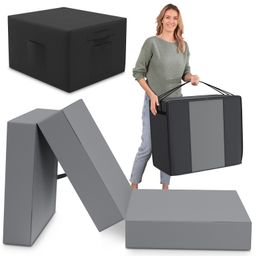 ELONEO Klappmatratze Spar-Set inkl. Husse & Transporttasche 15 cm hoch, versch. Größen & Farben