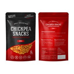 Chickpea Snacks geröstete Kichererbsen BBQ