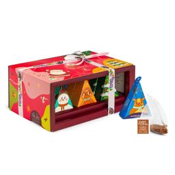 ETS - Teegeschenk mit Schleife Red Santa Christmas bio