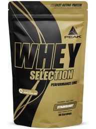 PEAK Whey Selection - Geschmack Strawberry