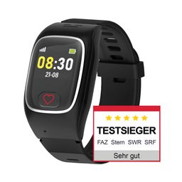 James B8 Senioren Smartwatch Notrufuhr GPS und SOS Knopf