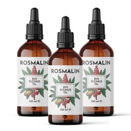 Rosmalin® Rizinusöl 100 ml 3er Set