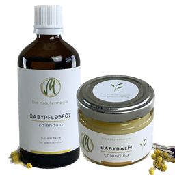 Die Kräutermagie - Sparset Baby Pflegeöl & Baby Balsam