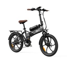 PVY Z20 MAX Faltbares E-Bike, 200 km Reichweite mit Dual-Akku, Vollfederung