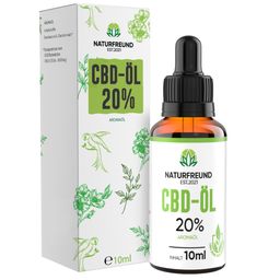 NATURFREUND® Premium CBD Öl 20% VOLLSPEKTRUM Hanföl Cannabisöl CBD Tropfen