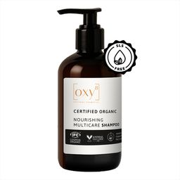 oxy8 Naturkosmetik NOURISHING MULTICARE SHAMPOO - Für glänzendes Haar. Gegen Spliss und Schuppen.
