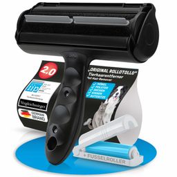 BluePet RolloTollo Tierhaarentferner inkl. wiederverwendbarer Mini Fusselroller