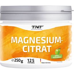 TNT Magnesium Citrat, zur Verminderung von Müdigkeit, Teil des Elektrolythaushaltes, Apfel-Geschmack