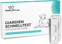 HomePetLab Giardien Schnelltest für Hunde & Katzen 2er Packung