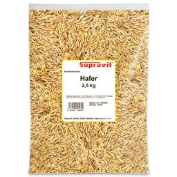 Supravit Hafer ganz - Frischer gelber Futterhafer natürlich & ungeschält für Pferd und Pony