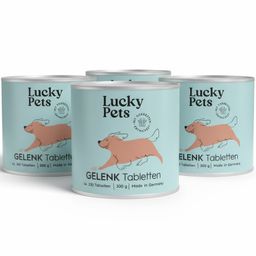 Lucky Pets Gelenktabletten für Hunde – Grünlippmuschel, Glucosamin, MSM & Teufelskralle
