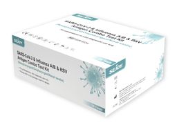 4 in 1 Sejoy Influenza A+B & RSV Antigen Combo  Covid & Grippe-Schnelltest
