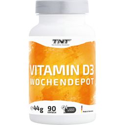 Vitamin D3 Wochendepot 5600 iE - für Menschen, die zu wenig Sonnenlicht abbekommen - 90 Kapseln