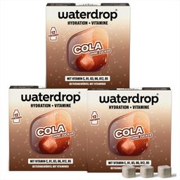 waterdrop® Microdrink Cola Trio – verbesserte Rezeptur - Getränkewürfel mit Vitaminen