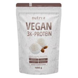 nutri+ Veganes Proteinpulver 3k - Eiweiß Protein Pulver 1kg