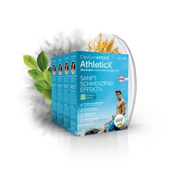Capillum AMOVE AthleticX Enthaarungscreme Pulver Schmerzfrei & Geruchlos Vorratspack 4x300g