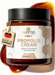 bedrop Propolis Salbe Creme Hochdosiert mit Bienenwachs & Traubenkernöl