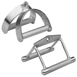 Sporttrend24 Seilzug Set  Parallelgriff schmal + Hufgriff