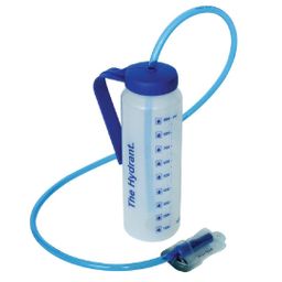 Ausilium Hydrant Trinkflasche 1L mit Strohhalm, Füllstandsanzeige