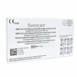 Fluorecare 4in1 Grippe Kombitest│Nachweis Corona, Influenza A+B und RSV