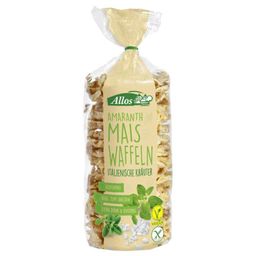 Allos Amaranth Mais-Waffeln Ital. Kräuter glutenfrei