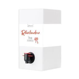 Genüssle Rhabarber-Sirup