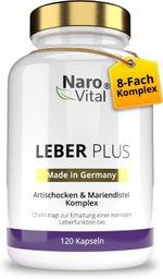 NAROVITAL® Leber Plus | Mariendistel Komplex Kapseln | Kur für Leber & Stoffwechsel 🌿