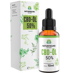 NATURFREUND® Premium CBD Öl 50% VOLLSPEKTRUM Hanföl Cannabisöl CBD Tropfen