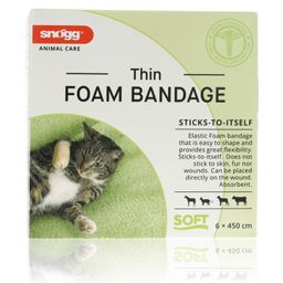 Snögg Foam Bandage Thin für Pferde, Hunde, Katzen 6x450 cm