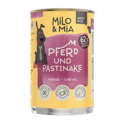 Milo & Mia - Premium Nassfutter für Hunde - Pferd & Pastinake