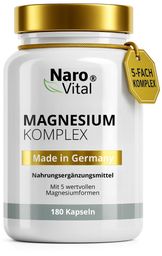NAROVITAL® Magnesium-Komplex Kapseln - Mit 5 Magnesiumformen