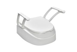 Toilettensitzerhöhung QUICK TOP Armlehnen + Deckel