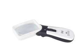 Schweizer ERGO-Lux i Mobil 2,5 fach/ 75*50mm rechts Kaltweiß Lupe inkl. Ladepad